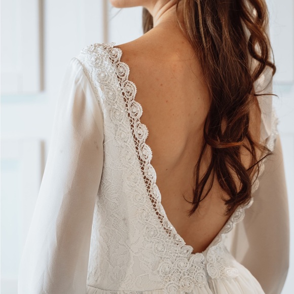 Sample boho wedding dress - Picture 3 of 9